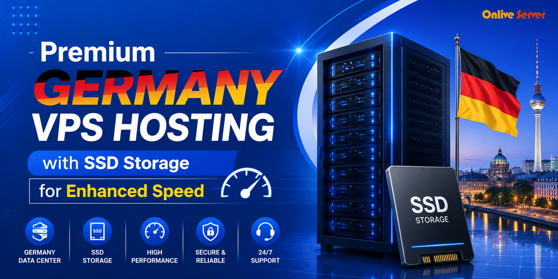 Premium Germany VPS Hosting with SSD Storage for Enhanced Speed